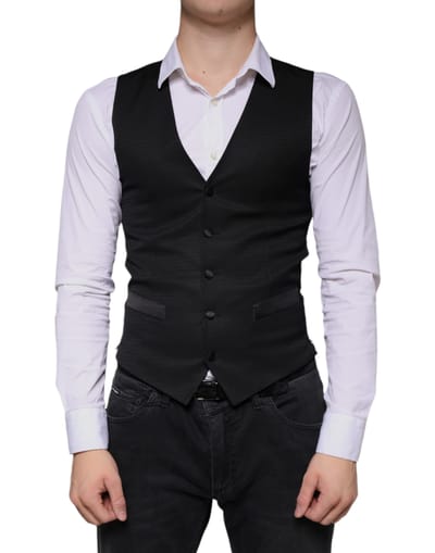 Zwart Classicfit Vest