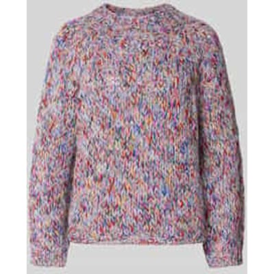 Gebreide pullover met ribboorden