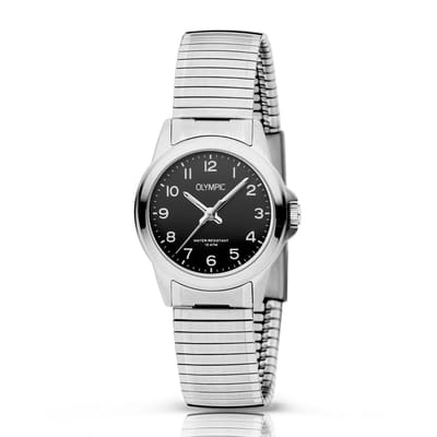Olympic OL26DSS144 CHARLIE - Horloge - Staal - Zwart - 27mm