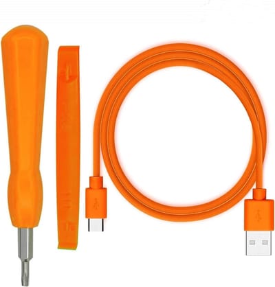 Deurbel Schroevendraaier - Vervanging Oplader Kabel - Installatie & Onderhoud - Dubbelkop Torx T6 T15 - 1 Stuk - Oranje