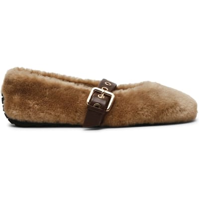 Steve Madden Toasty Flat Shoes Tan Taglia: 36 | Infradito Outlet | Donna