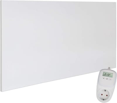 Infrarood Wandverwarming met Thermostaat - Carbon Crystal Paneel voor Badkamer - 700W