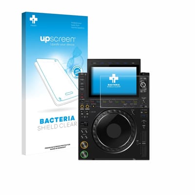 upscreen - Screenprotector voor Pioneer CDJ 3000X - Folie Beschermfolie transparant antibacterieel