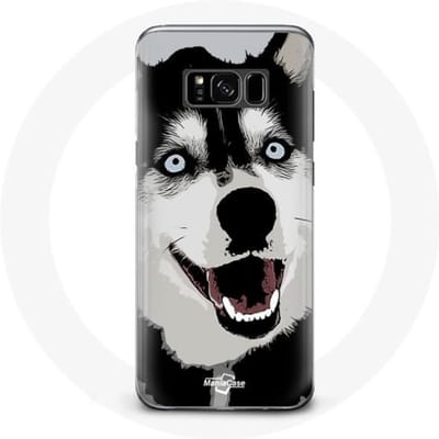 Coque pour Samsung Galaxy S8 Husky de Sibérie Yeux Bleus