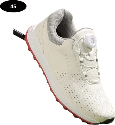 Livano Golfschoenen Heren - Sneakers - Golfkleding - Golfschoenen Antislip - Waterdicht - Golfen - Wit 44