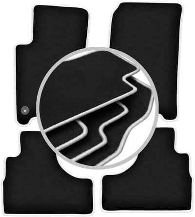 CARLUX-SILVER automatten voor: Jeep Cherokee Liberty KJ off-road (2002-2007)