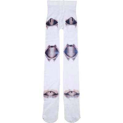 Collants Nouveauté Harajuku Lolita pour Femmes Style Poupée Articulée Anime Gothique Japonais Tatouage Impression 3D Collant Cosplay One Size gray