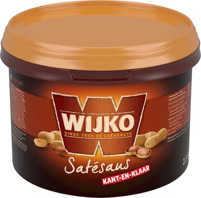 Wijko - Satésaus (Kant en klaar) - 2,5 kg