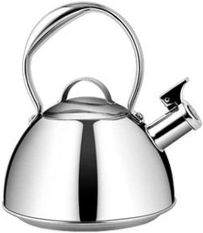 Waterkoker - Theepot Fluitketel - Fornuis Gebruik - Anti-verbrandingshandgreep - 26 Liter - Zilver