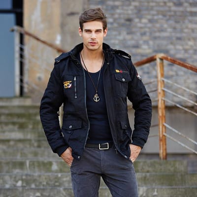 Herenjassen Losse Grote Maat Militair Werkkleding Casual Fluweel Verdikt Warm Middellange Jas XL gray