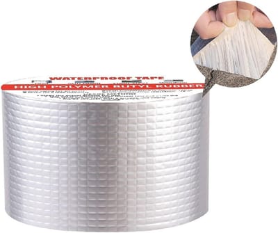 Waterdichte tape - 5 cm x 5 m zelfklevend butylrubber voor dakreparatie en oppervlaktescheuren