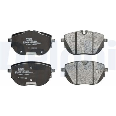 Remblokset DELPHI LP3651, voor