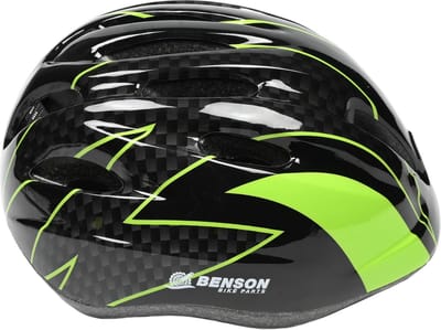 Benson Stoere fietshelm voor jongens - maat S - verstelbaar - ventilatiegaten - 48-52 cm