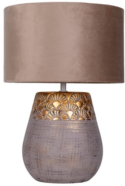 Tafellamp "Bronco" Keramiek Hoogte 39 cm Diameter 26cm