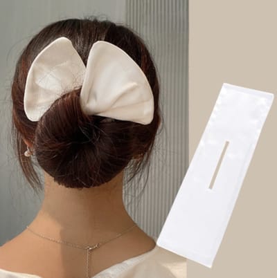 Hiden - Stijlvolle Vlinder Haarband - Verfijnde Accessoire voor een Tijdloze Look - Haaraccessoires - Wit