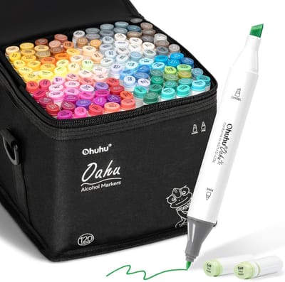 Alcohol Markers - Multicolor - Dubbele Punt - Sneldrogend - Voor Kunstenaars en Ontwerpers