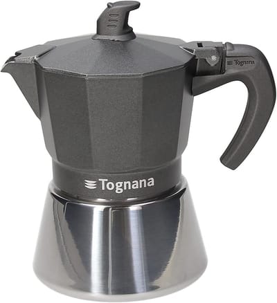 Espressomachine - Koffiezetter - Espresso Maken - Volledige Inductie Bodem - 3 Kopjes - Grijs