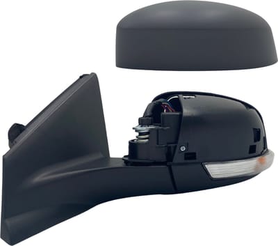 BILMAX Linker Buitenspiegel Vervanging voor Ford Mondeo IV (BA7) 2007–2014, Elektrisch Verstelbaar, Verwarmd, Elektrisch Inklapbaar, Met Richtingaanwijzer, Met Instapverlichting, Gegrond, 8-Pins (Bestuurderszijde)