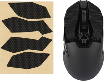 kwmobile gaming muis grip tape geschikt voor Logitech G903 / G900 muis - Antislip muistape grip - Muis grip tape in zwart
