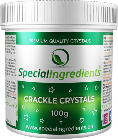 Crackle Crystals Knettersuiker - 10kg - Popping Candy voor Taartdecoratie, Desserts, Mousses, Ijsjes, Sorbets, Geleien, Cupcakes, Patisserie & Cocktails