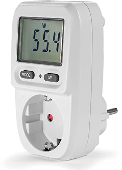 Energiekostenmeter met Display - Stroommeter tot 3680 Watt voor Thuisgebruik