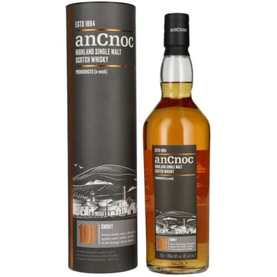 AnCnoc 10 Years Old Highland Single Malt 40% Vol. 0,7l in geschenkverpakking