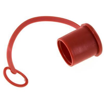 32 mm Kunststof Stofbeschermingskap voor snelkoppeling met ketting [2 Stuks]