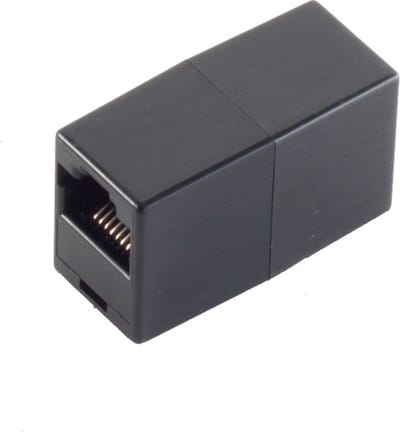 shiverpeaks BS75005 tussenstuk voor kabels RJ-45 Zwart