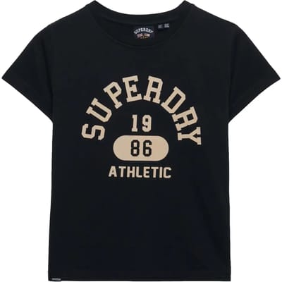 Dames-T-shirt Superdry Ath Graphic
