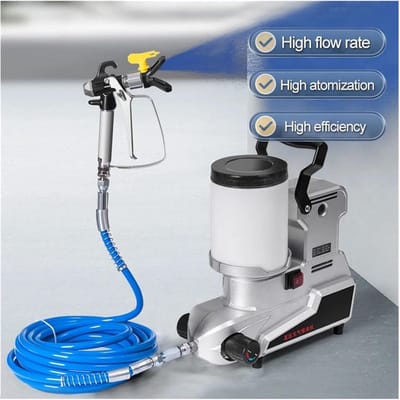 Airless Verfspuit - Verfspuitmachine Elektrisch - Muur Schilderen - Hoog Vermogen 1600W - 2.5L Per Minuut