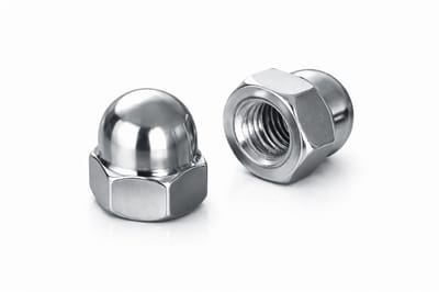 Dailygoods - 20 Stuks Zeskant Roestvrij Hoedenmoeren (M8)