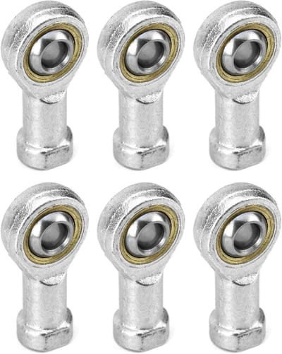 Allecta - 8mm Rod End Set M8 x 1.25 Draadeind, Zelfsmerend, Sferische Slider.