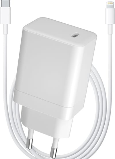 Usb adapter 65w geschikt voor iPhone 14 / iPhone 13 / iPhone 12 / iPhone 11 / iPhone X - 2 meter - Snellader