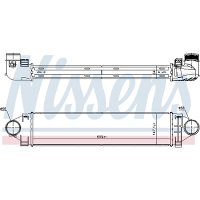 Intercooler NISSENS 96368
