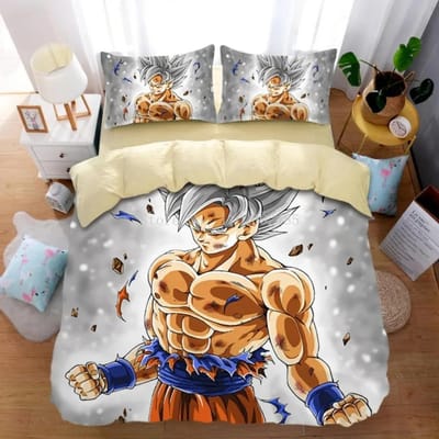Anime DragonBall Beddengoed CollectieDragonBall DekbedovertrekDekbed Dekbedovertrek Collectie Super Saiyan Beddengoed Collectie Voor Volwassenen Kinderen 135x200cm 2pcs