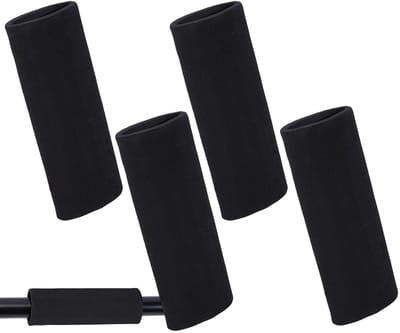 Dailygoods- Gripbekleding 4 stuks - Schokabsorberend Schuim - Comfortabele Handgrepen - Zwart - Lichtgewicht - Veelzijdig Gebruik