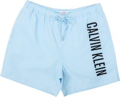 Calvin Klein Medium Drawstring Heren Zwembroek - Powder Aqua - Maat L