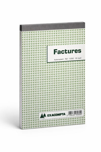 Exacompta - Facturen - Doorschrijfformulier - Franstalig