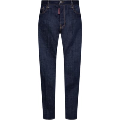 Dsquared2 Donkerblauw Gespoelde Jeans 642