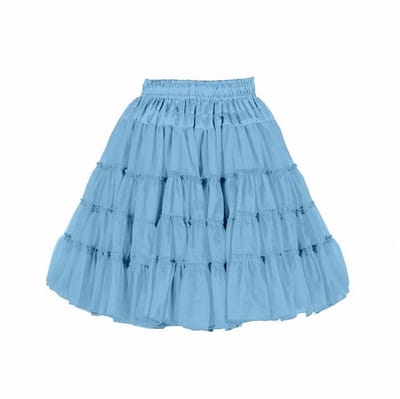 Thetru Collection Petticoat/Onderrok/Tutu Deluxe -Babyblauw- 2-laags