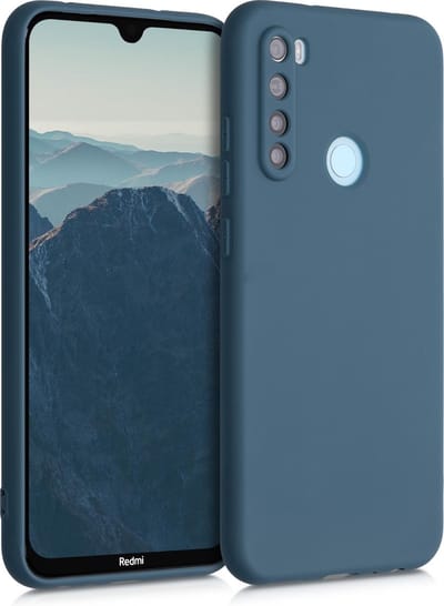 kwmobile telefoonhoesje geschikt voor Xiaomi Redmi Note 8 (2019 / 2021) - Hoesje voor smartphone - Back cover in leisteen