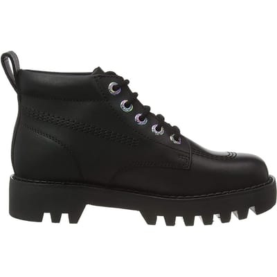 Kickers Kizziie Hogere Dames Zwart Laarzen