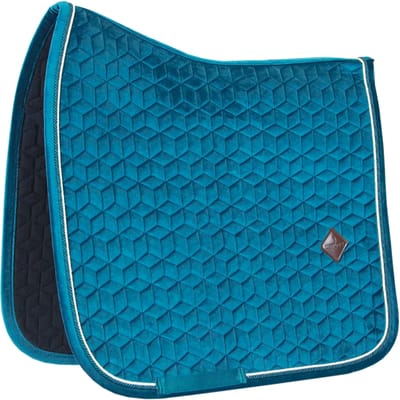 Kentucky Horsewear - Velvet Zadeldoek - Zadeldekje - smaragd - Cob