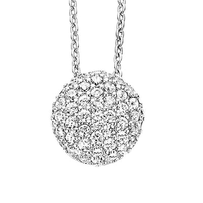 Montebello Ketting Fitzroya - 925 Zilver Gerhodineerd - 10mm - 42+3cm