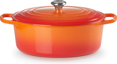 Le Creuset Signature - Braadpan - Ovaal - Oranjerood - 33 cm - 7,5 L - Inductie