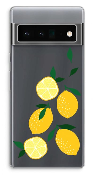 Case Company® - Hoesje geschikt voor Google Pixel 6 Pro hoesje - You're my lemon - Soft Cover Telefoonhoesje - Bescherming aan alle Kanten en Schermrand