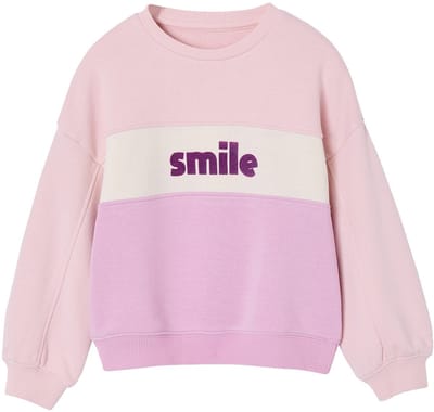 Vertbaudet Colorblock sweater voor meisjes