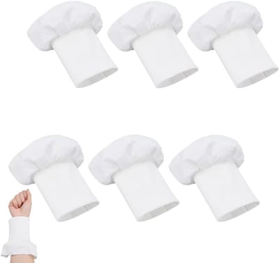 3 paar afgewerkte ribboordmanchetten van polyester, 83-90 mm brede vervangende mouwen voor gewatteerde jassen, ideaal voor naaien en reparatie
