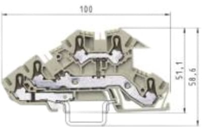 Wieland WKIS 2 5 N-D-SL WIE INSTALLATIEKLEM WKIS 2 5 per 50