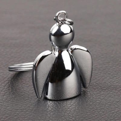 Sleutelhanger Cadebo - Beschermengel - Zilver - Gratis Verzonden